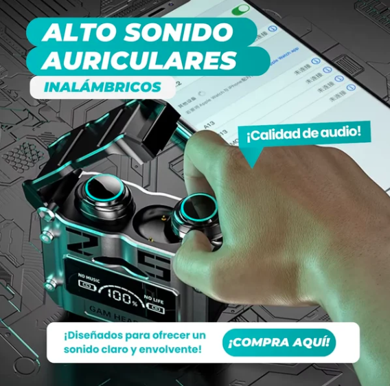 Audífonos Inalámbricos Queiler M25 Pro